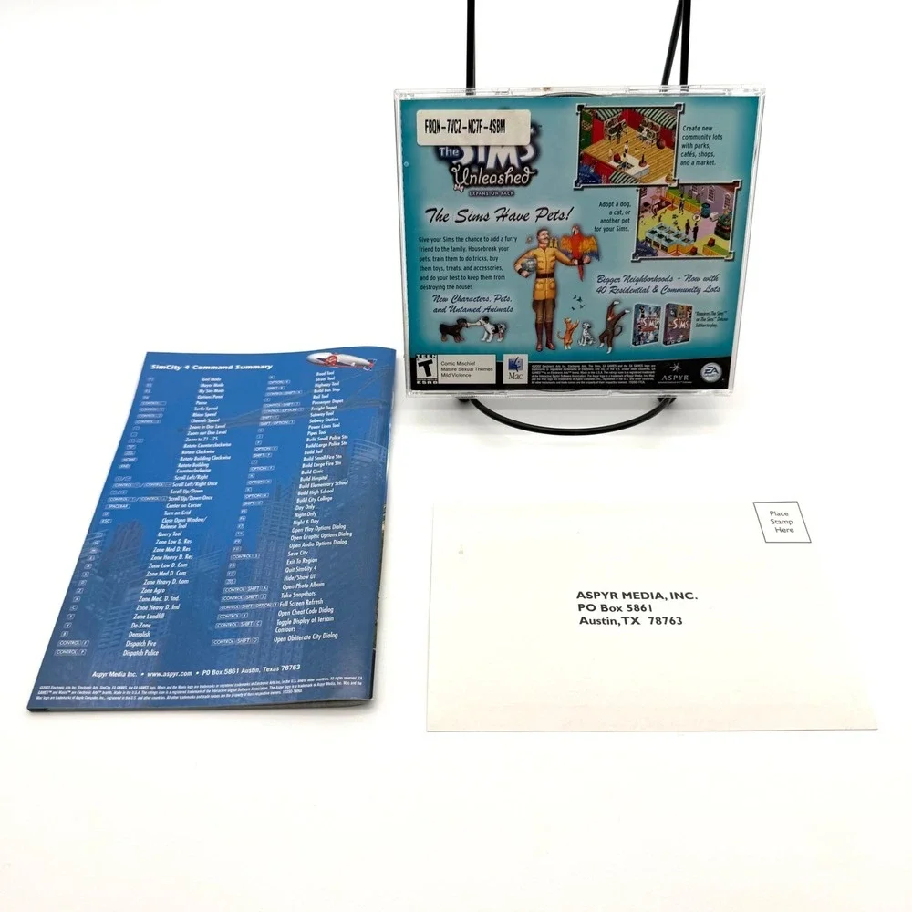 SimCity 4 Mac‎ CD-ROM Big Box EA Games Aspyr Maxis Classic PC Big Box